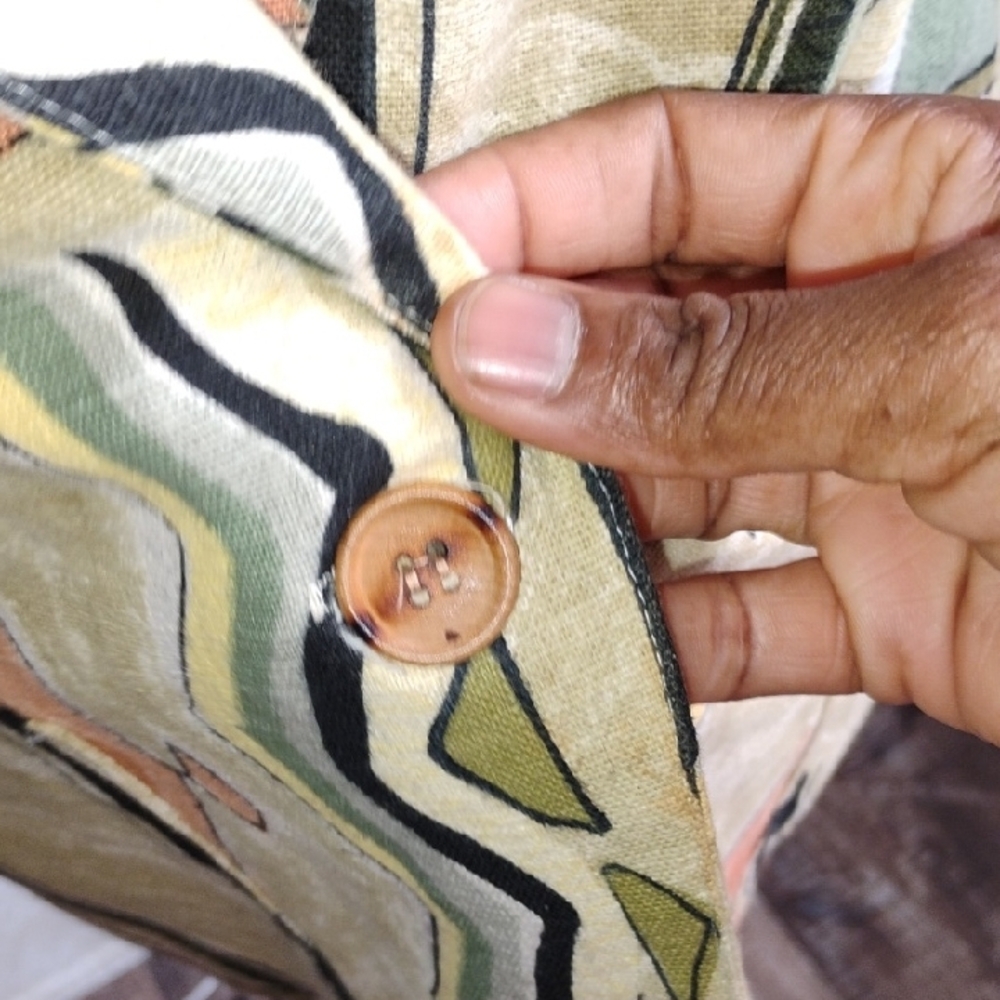 Geometric Pattern Women's Blazer - image 8